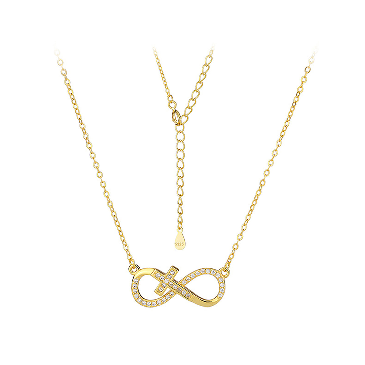 Infinity Cross Necklace